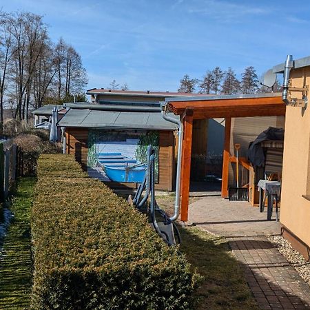 Spreewaldhaeuser Golinski Mit Kamin Am Neuendorfer See Alt Schadow Eksteriør billede